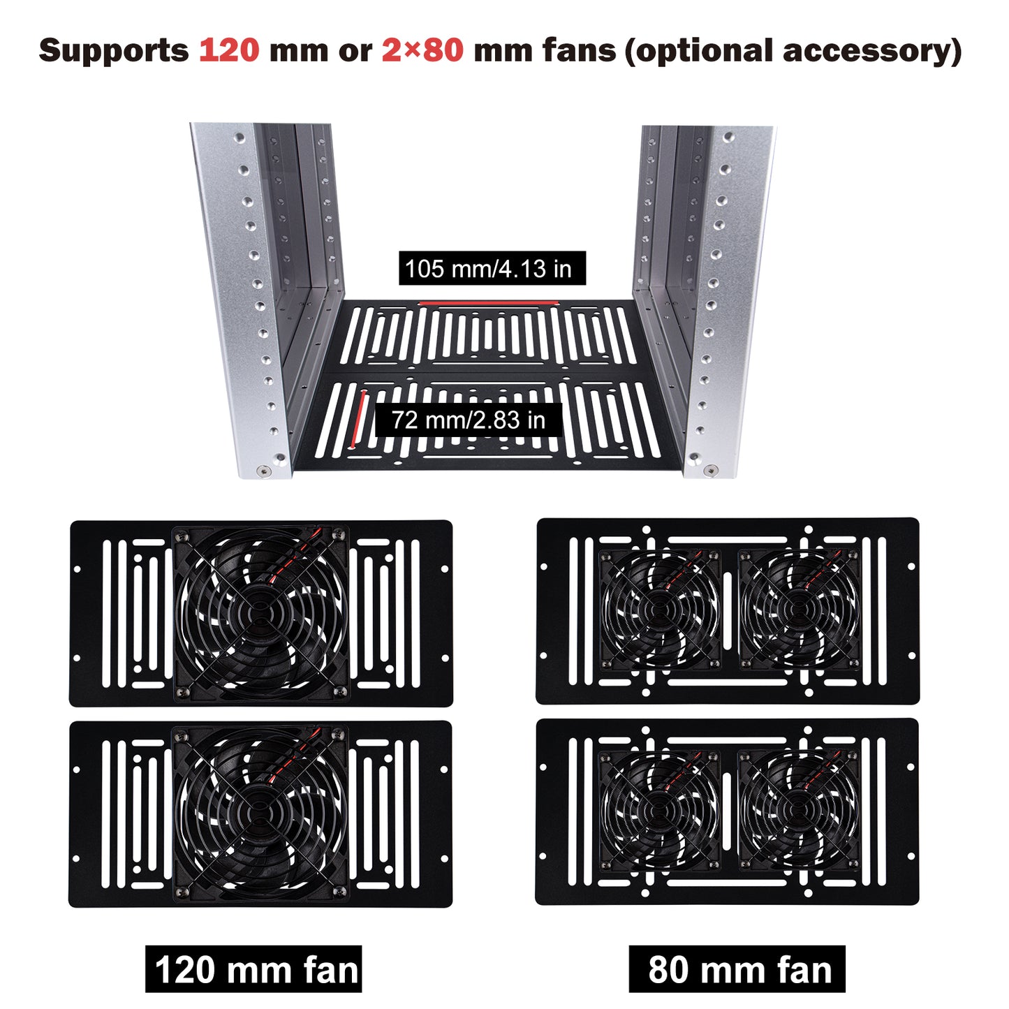 DeskPi RackMate T0-Plus Rackmount, 10-inch 4U Server Cabinet for Network, Servers, Audio and Video Equipment