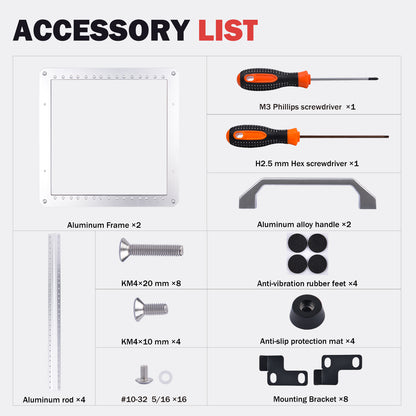 DeskPi RackMate TL1 Rackmount, 10U Open Frame Network Rack for 10" IT Network, Audio and Video Device