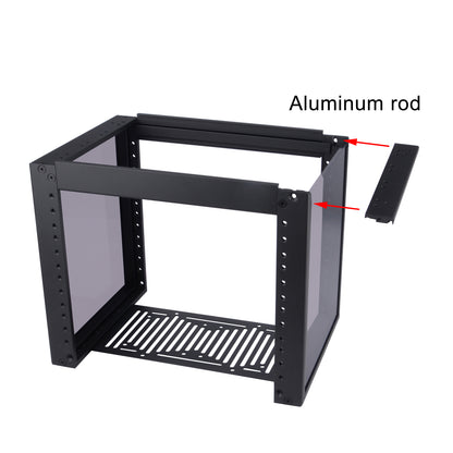 DeskPi Rackmate 10" Aluminum Side Crossbar with Pre-Drilled Screw Holes for T0/T1 Server Cabinet