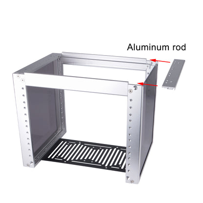 DeskPi Rackmate 10" Aluminum Side Crossbar with Pre-Drilled Screw Holes for T0/T1 Server Cabinet