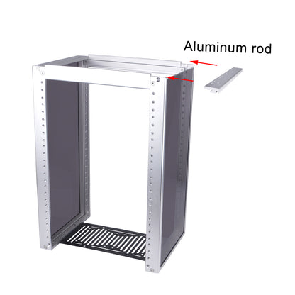 DeskPi Rackmate 10" Aluminum Side Crossbar with Pre-Drilled Screw Holes for T0/T1 Server Cabinet