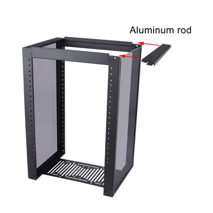 DeskPi Rackmate 10" Aluminum Side Crossbar with Pre-Drilled Screw Holes for T0/T1 Server Cabinet
