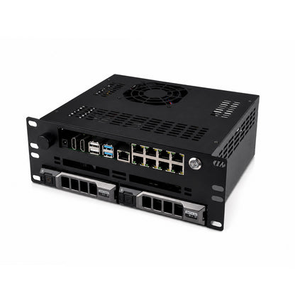 Pre-sale DeskPi 2U Mini Rack Mount Case (Pre-order) for the Exaviz Cruiser Carrier Board