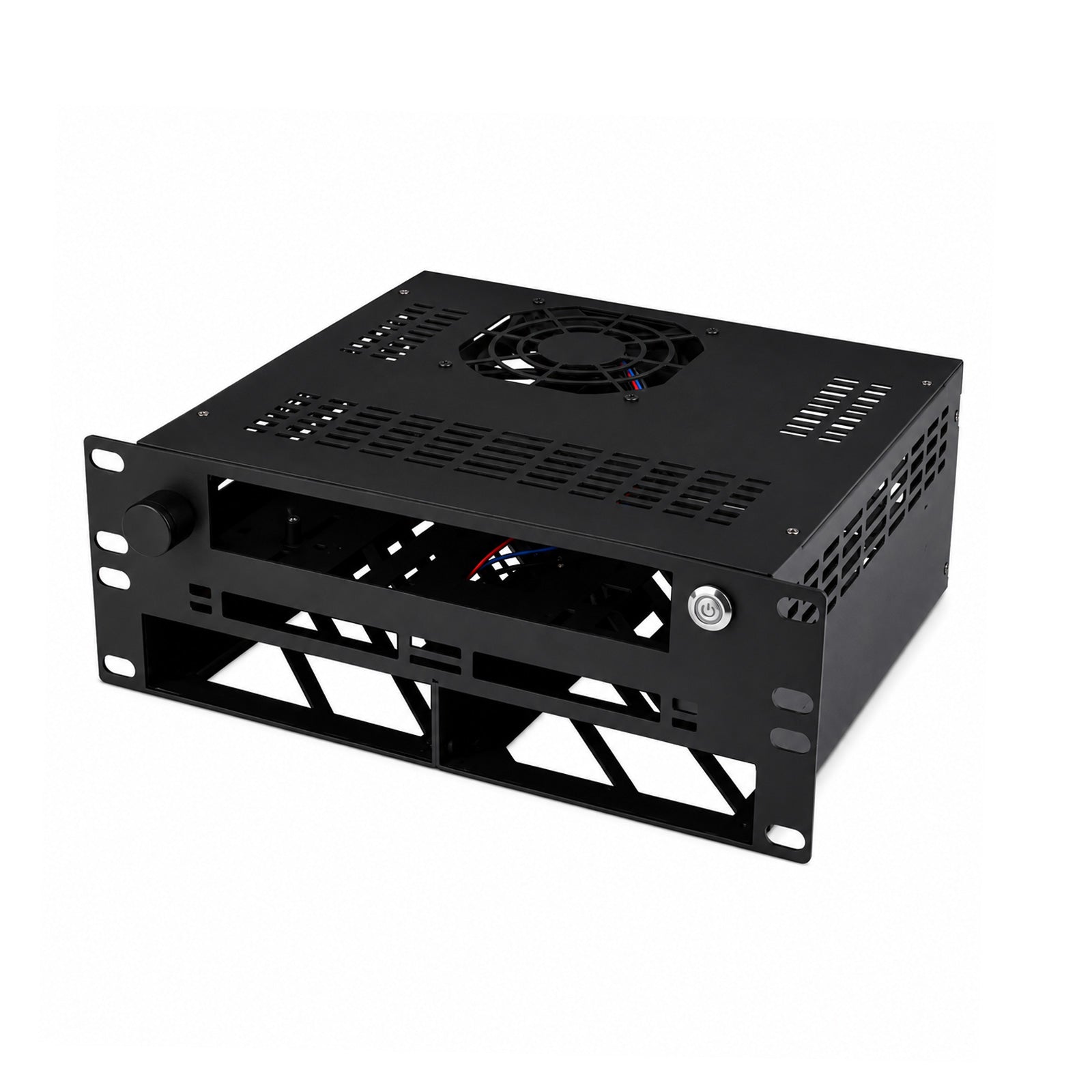 ラピスパイワン②デスク Pre-sale DeskPi 2U Mini Rack Mount Case (Pre-order) for the Exaviz
