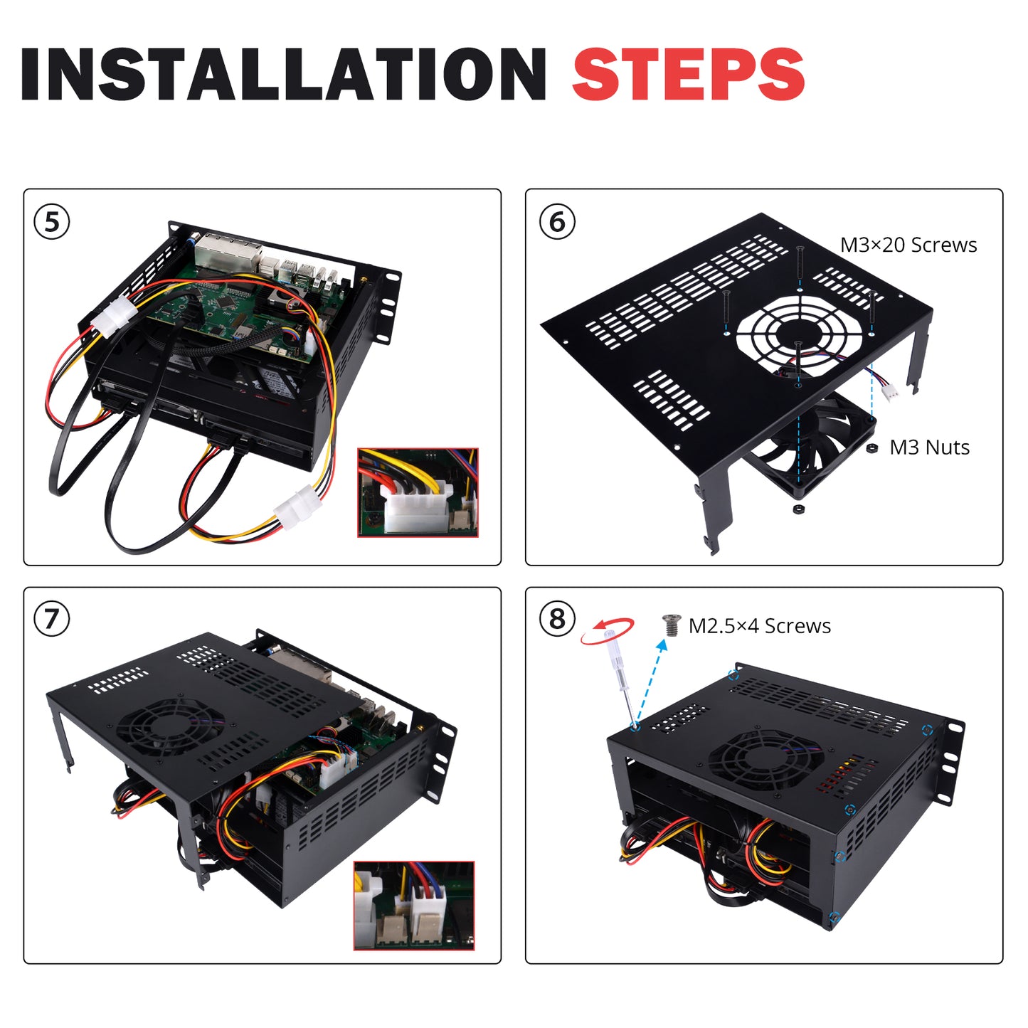 Pre-sale DeskPi 2U Mini Rack Mount Case (Pre-order) for the Exaviz Cruiser Carrier Board
