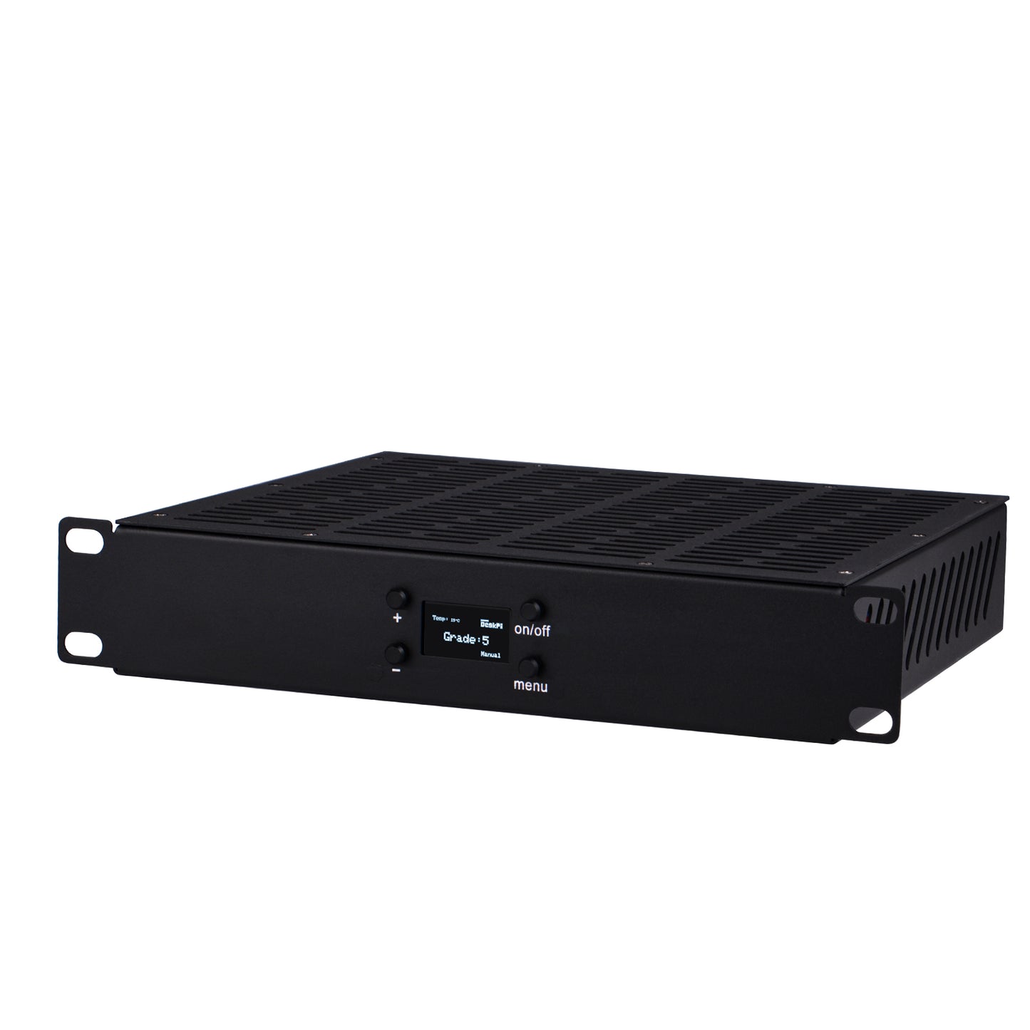 DeskPi RackMate Accessories 10-Inch 1U Quad Cooling Fan Panel