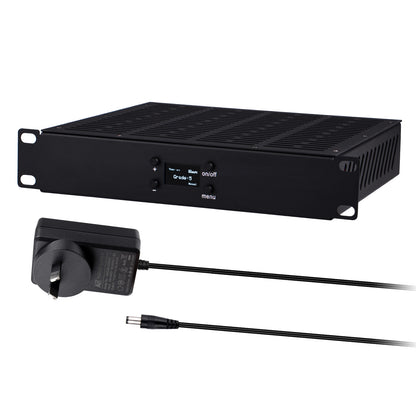 DeskPi RackMate Accessories 10-Inch 1U Quad Cooling Fan Panel