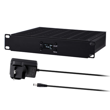 DeskPi RackMate Accessories 10-Inch 1U Quad Cooling Fan Panel