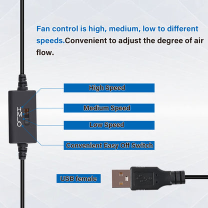 DeskPi RackMate Accessories DC 12V Cooling Fan for Computer Case