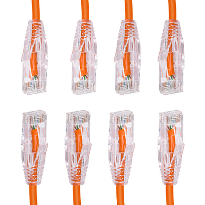 4-Pack 3.8mm*0.5m Barrier-free Short Shielded Cat6A Ethernet Cable -- Multiple Color Options