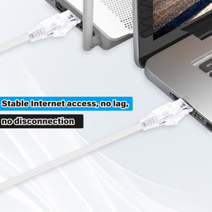 4-Pack 3.8mm*0.5m Snagless Short Shielded Cat6A Ethernet Cable