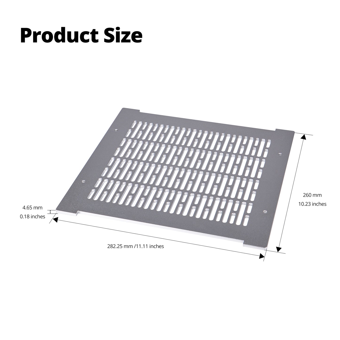 DeskPi RackMate Accessories Aluminum Alloy Top Cover for T0-Plus/T1-Plus/T2 Server Cabinet