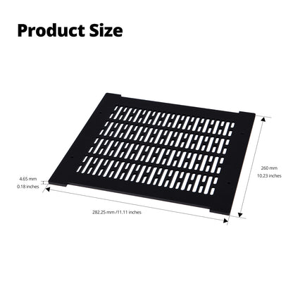 DeskPi RackMate Accessories Aluminum Alloy Top Cover for T0-Plus/T1-Plus/T2 Server Cabinet