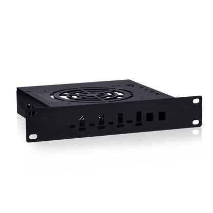 DeskPi Metal Case for Super4C Raspberry Pi CM5 Cluster Mini-ITX Board, with Front I/O & Easy SSD Upgrade (Only Case)