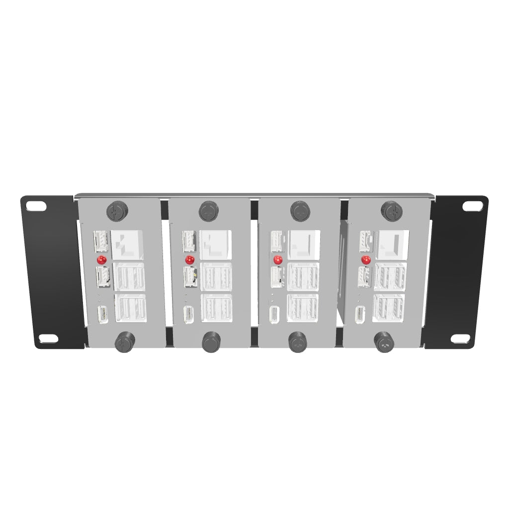 GeeekPi DeskPi RackMate T1/T0/T2 Accessoires SBC Shell 10 inch 1U Rack, met 2PCS Micro HDMI naar HDMI Adapter Board KL-P24 voor Raspberry Pi 5 / Pi 4B GeeekPi DeskPi RackMate T1/T0/T2 Accessoires SBC Shell 10 inch 1U Rack, met 2PCS Micro HDMI naar HDMI Adapter Board KL-P24 voor Raspberry Pi 5 / Pi 4B