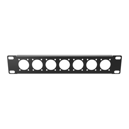 DeskPi Rackmate Accessories 10 inch 1U D-type Patch Panel Rack Mount 7D Rackmate XLR HDMI AV RJ45