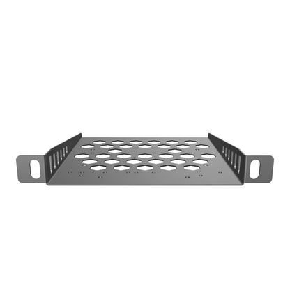 DeskPi RackMate Accessories 7-inch 0.5U Rack Shelf for TT Server Rack/Network Cabinet