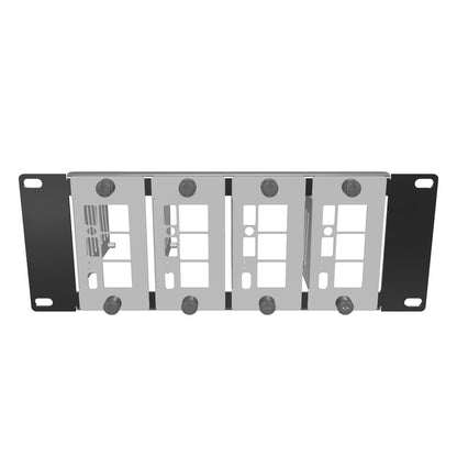 DeskPi Rackmate Accessories 10 inch 2U Rackmount for Raspberry Pi5/4B, Supports Installation of T0/T1/T2
