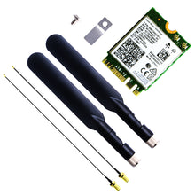 Load image into Gallery viewer, AC8265 Wireless NIC 2.4G/5G WiFi Bluetooth 4.2 Module with 2pcs 5db Antennas for Jetson Nano
