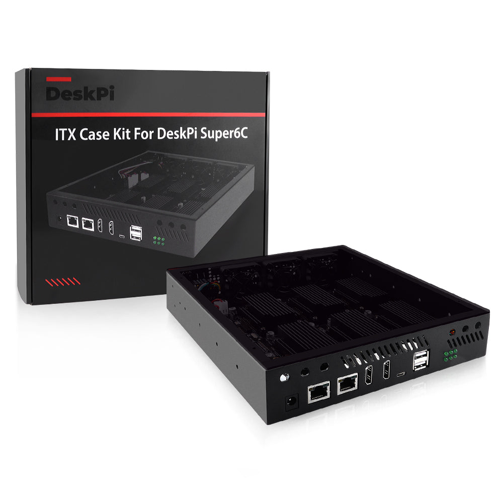 (Only Case) DeskPi ITX Case Kit for Deskpi Super6c Raspberry Pi CM4 Cl ...