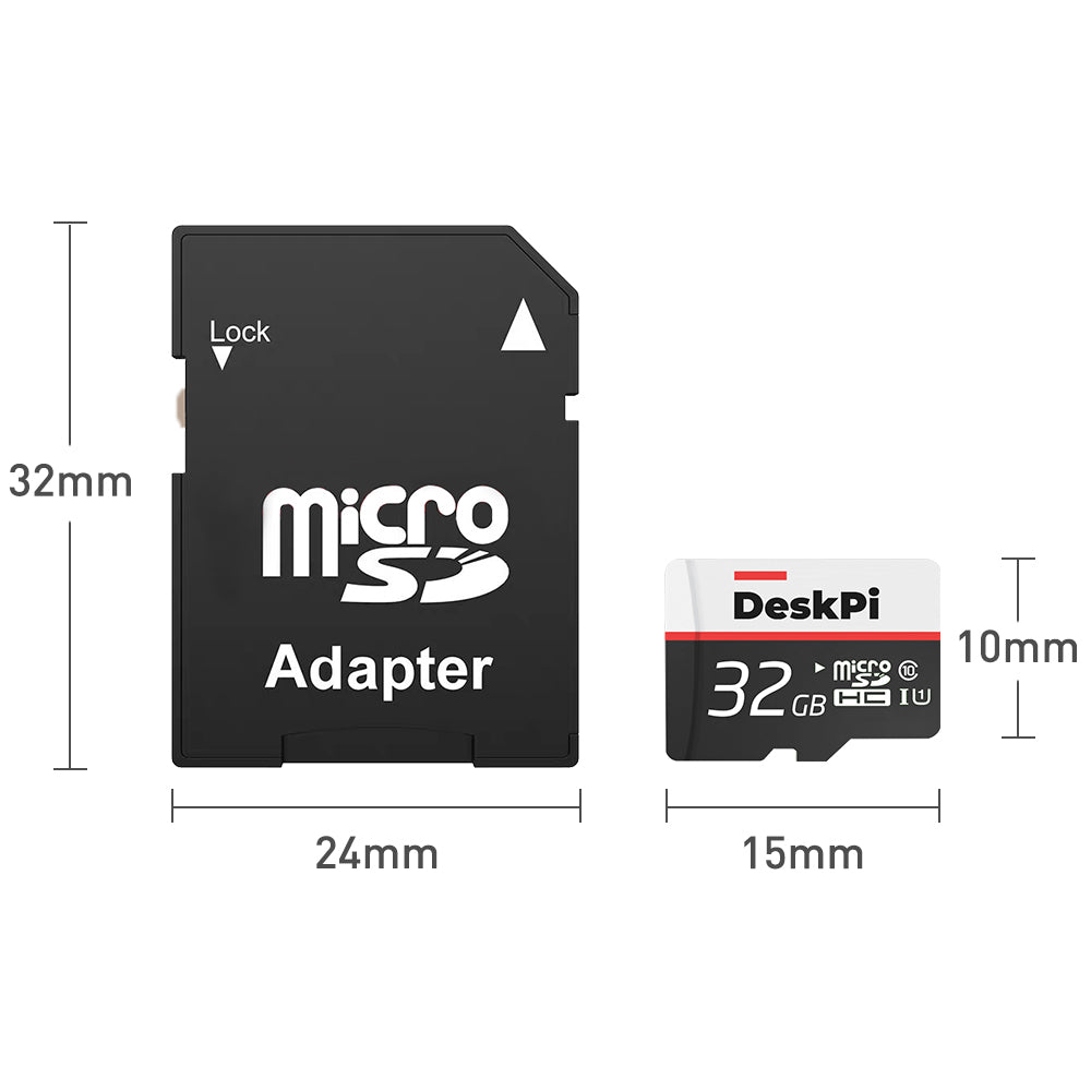 DeskPi 32G Micro SD Card preload Raspberry OS with driver