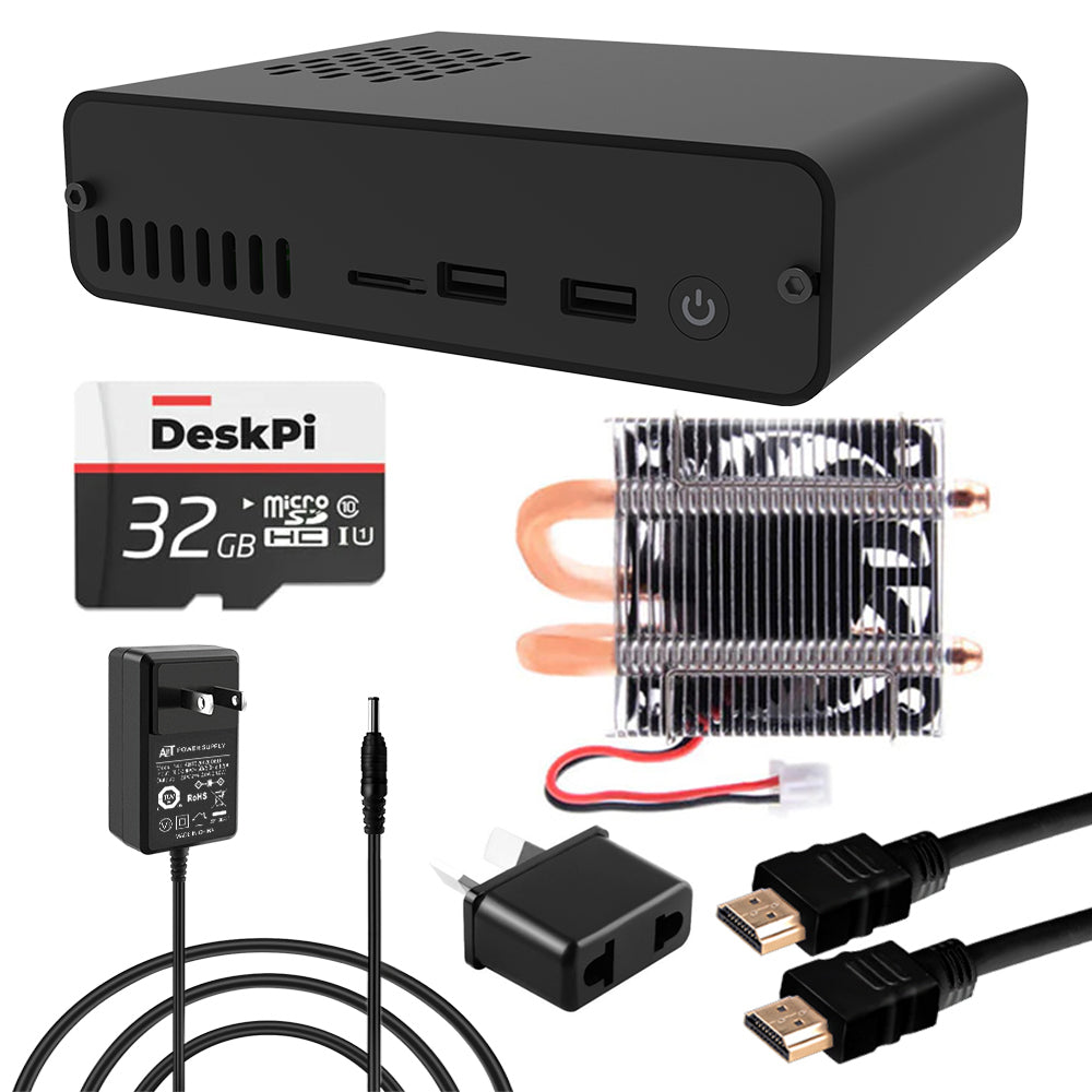 DeskPi Pro Set-top Box with Accessaries Kit