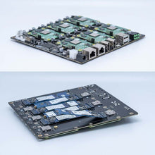 将图片加载到图库查看器，DeskPi Super6C Raspberry Pi CM4 Cluster Mini-ITX board 6 RPI CM4 supported, Power Supply Included
